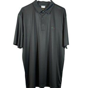 Greg Norman Performance Golf Polo Shirt Gray & Black Size XXL EUC #2724